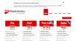 Desktop Screenshot of megafakturka.pl